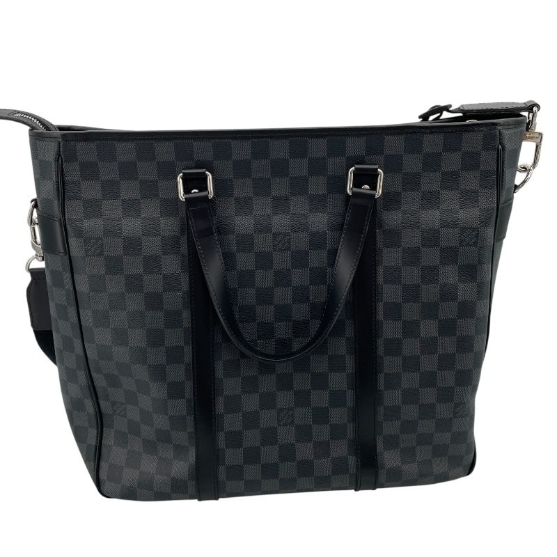 Louis Vuitton Tadao N51192 Black Damier Graphite Shoulder Bag