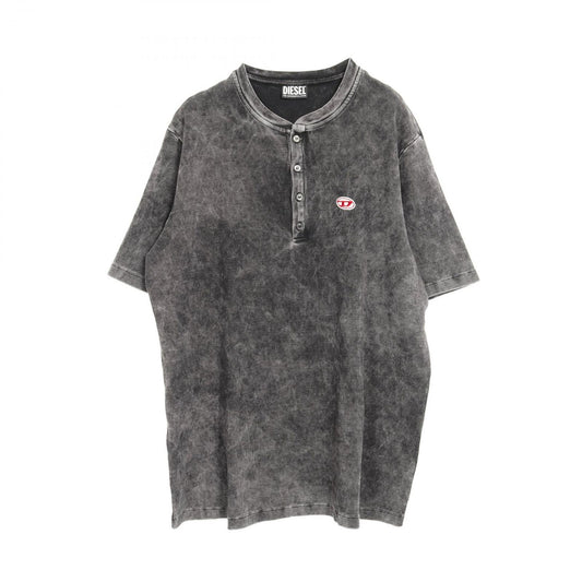 DIESEL Dark Grey Cotton T-Shirt - Size XXL - Timeless Elegance