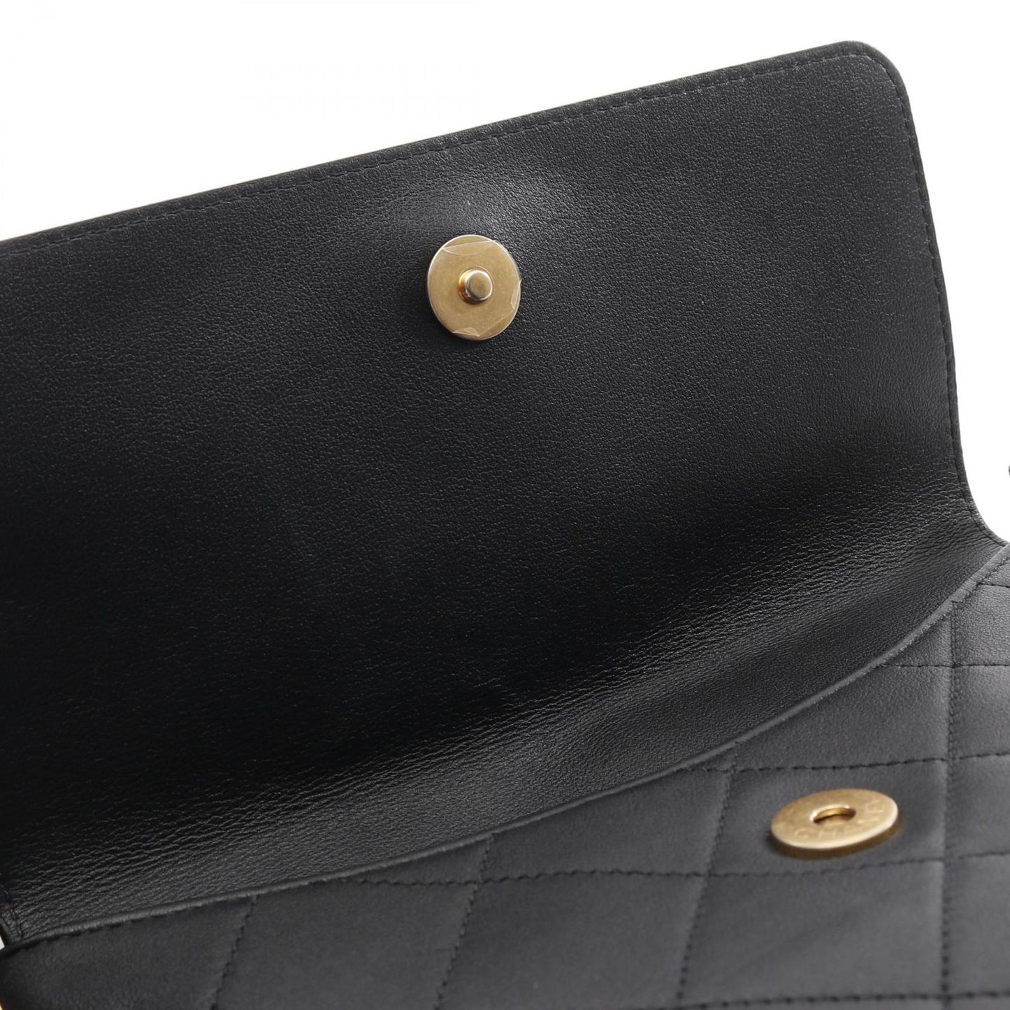 CHANEL Matelassé Shoulder Bag in Black Lambskin - Timeless Elegance