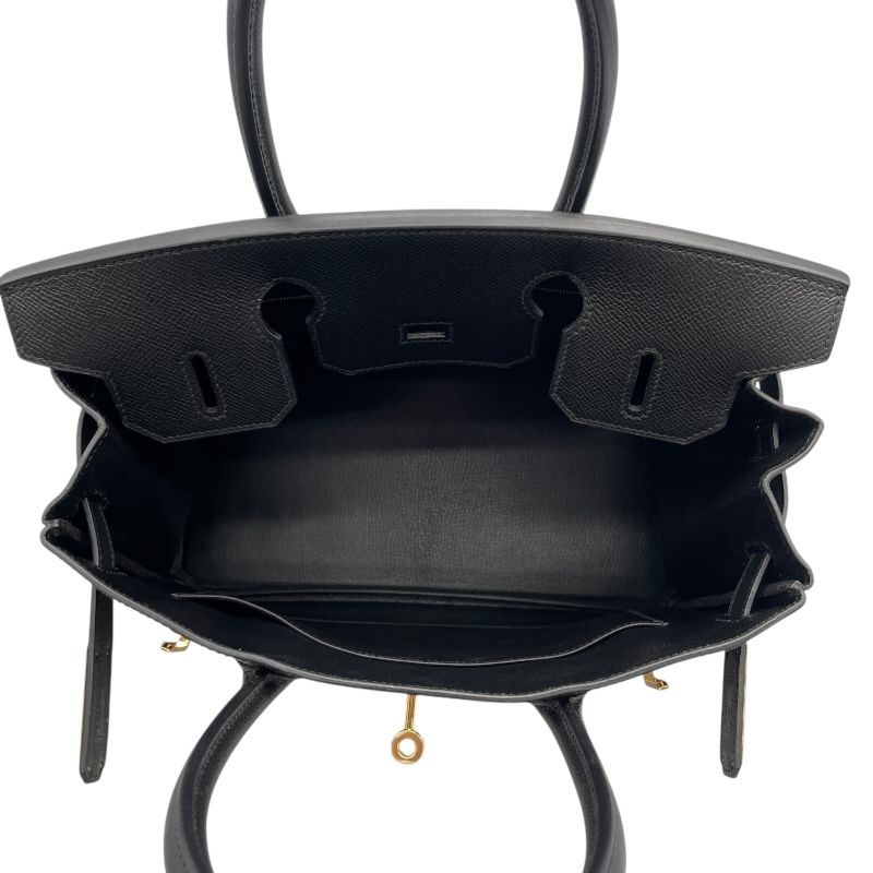 HERMES Birkin 30 Black with Gold Hardware - C Stamp