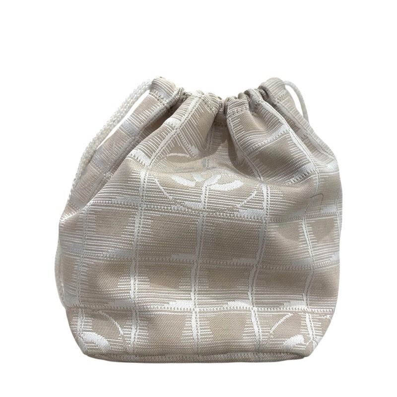 CHANEL Nylon Jacquard New Travel Line Pouch - Exquisite Craftsmanship