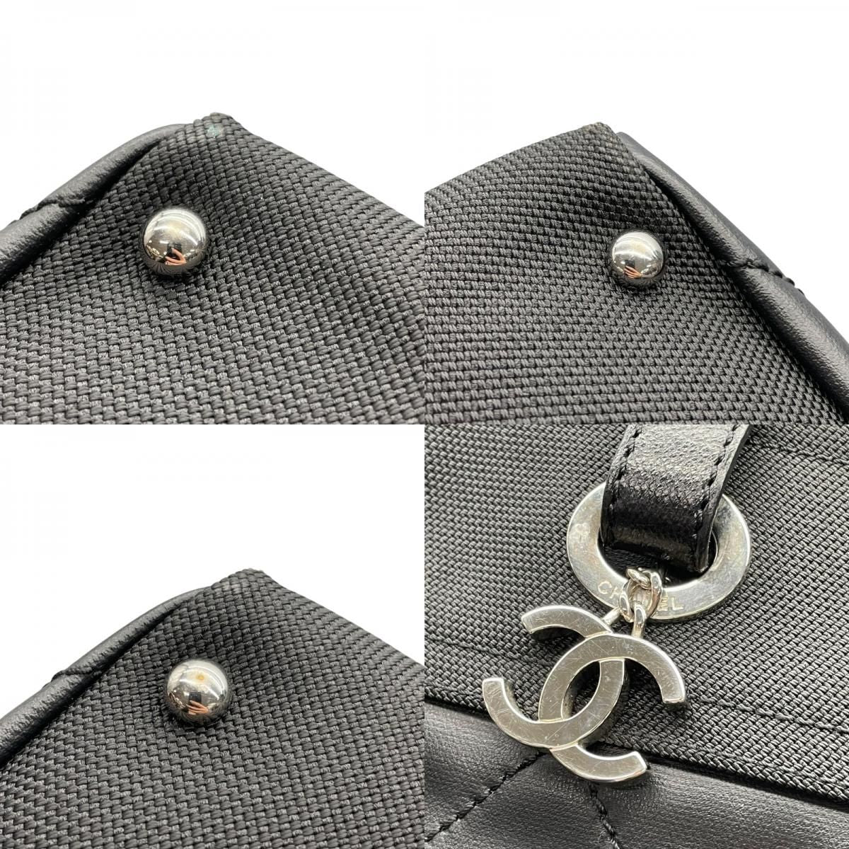 CHANEL Paris Biarritz Tote PM A34208 - Black & Silver Hardware