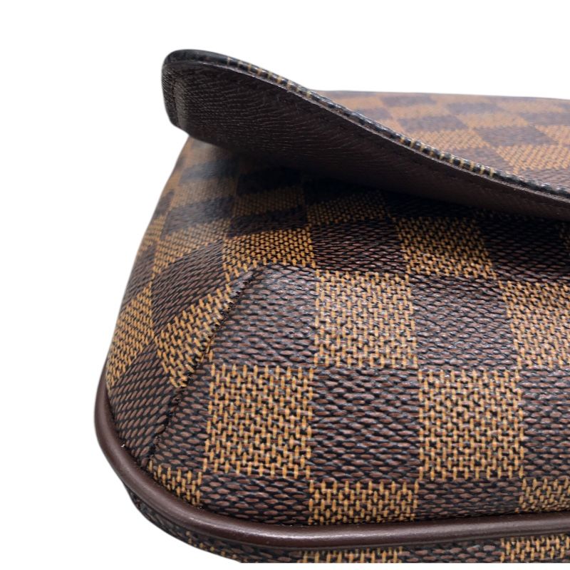 Louis Vuitton Musette Tango Long Brown Damier Canvas Shoulder Bag