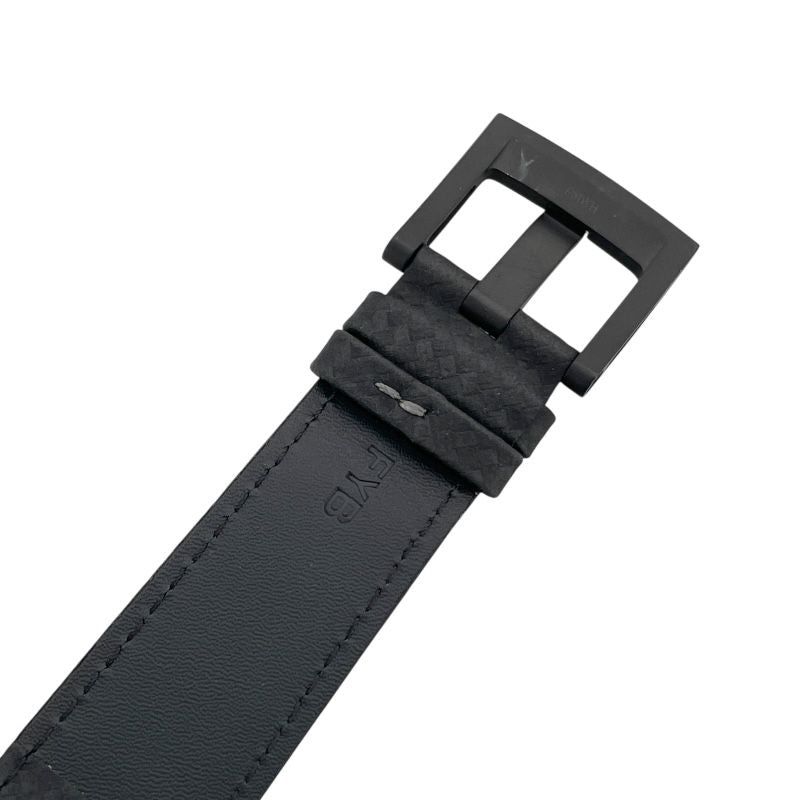 Montblanc Timewalker 113876 Black SS/Leather Automatic Men's Watch