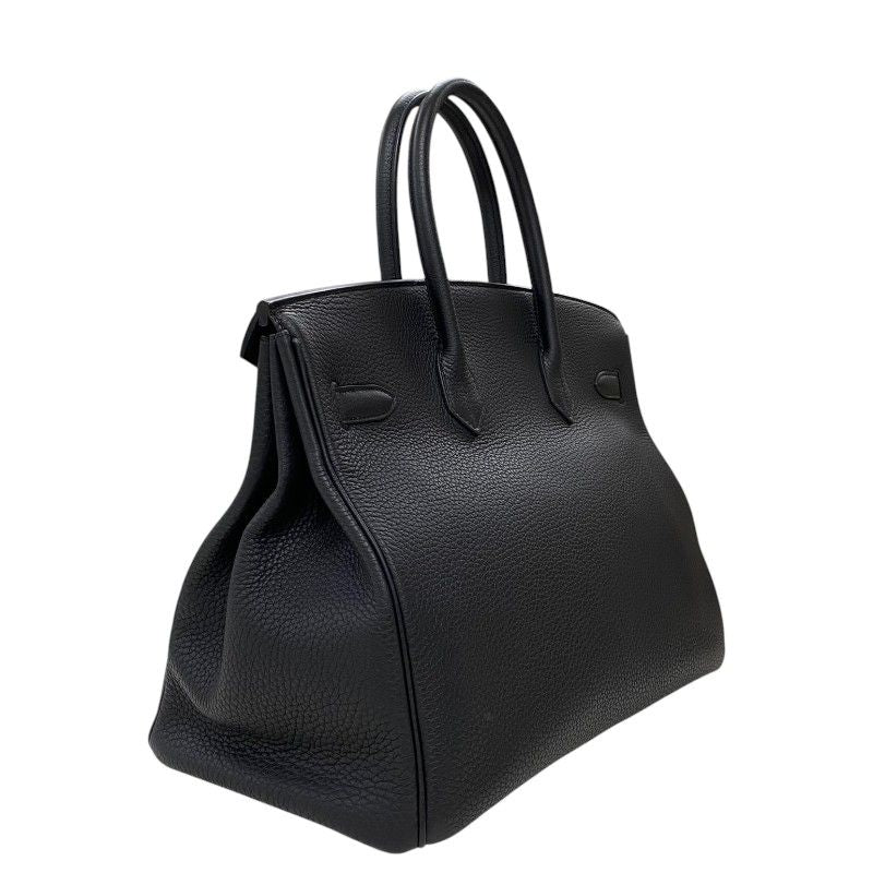 HERMES Birkin 35 U Stamp Black Togo Leather Handbag with Gold Hardware