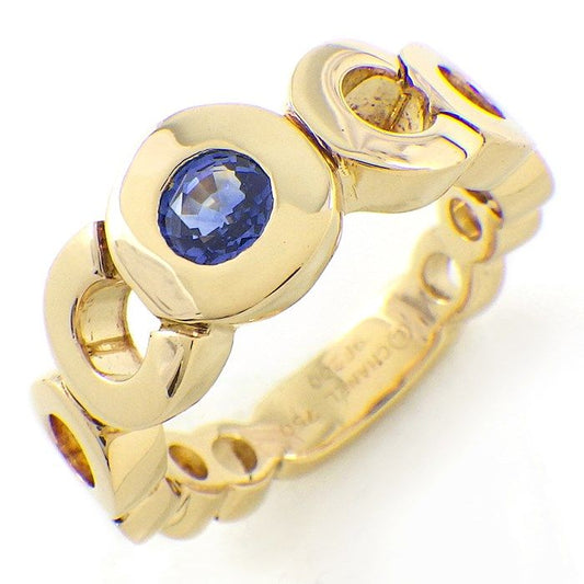 CHANEL Coco Sapphire Ring in 18K Yellow Gold - Size 13