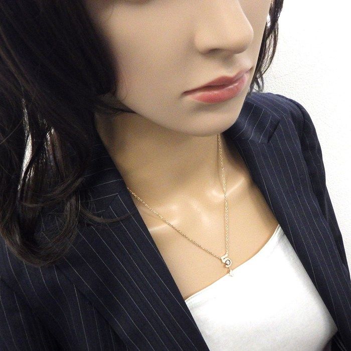 Chanel Eternal No.5 Necklace with Diamonds in K18 Beige Gold