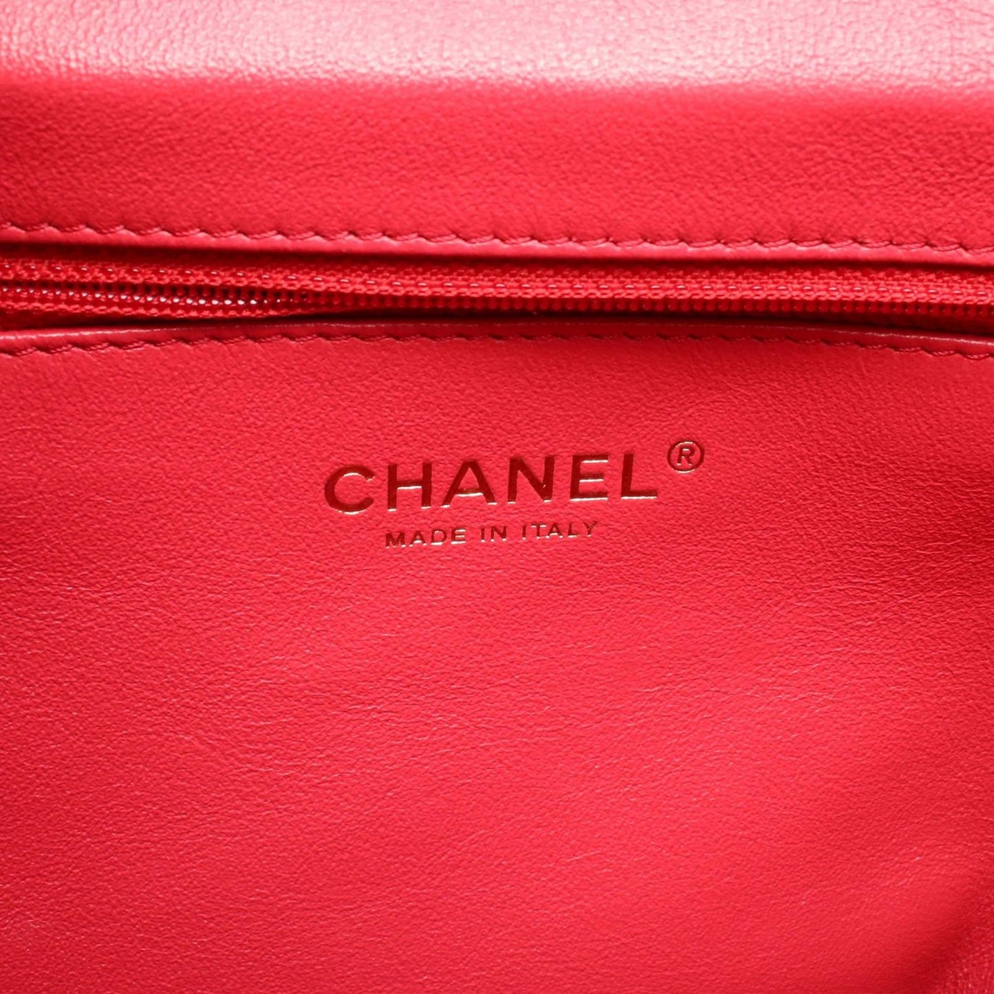 CHANEL Business Affinity Matelassé Waist Bag in Red Caviar Leather