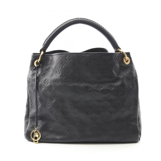 Louis Vuitton Artsy MM Shoulder Bag in Navy Monogram Empreinte Leather