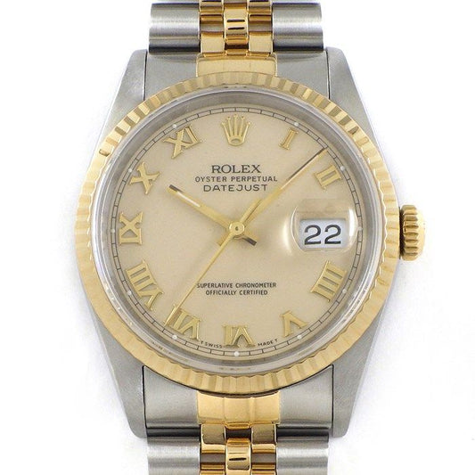Rolex Datejust 16233 - Iconic 1990s Timepiece in Ivory Dial