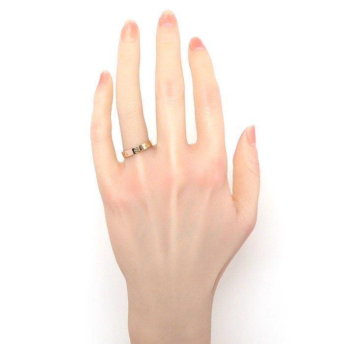 Cartier Love Ring Small Model K18 Pink Gold - Size 15