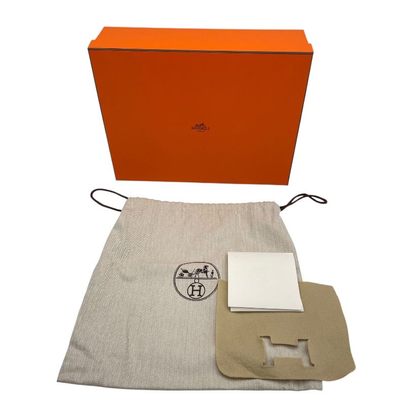 HERMES Constance 3 Mini Black Box Calf Shoulder Bag with Gold Hardware