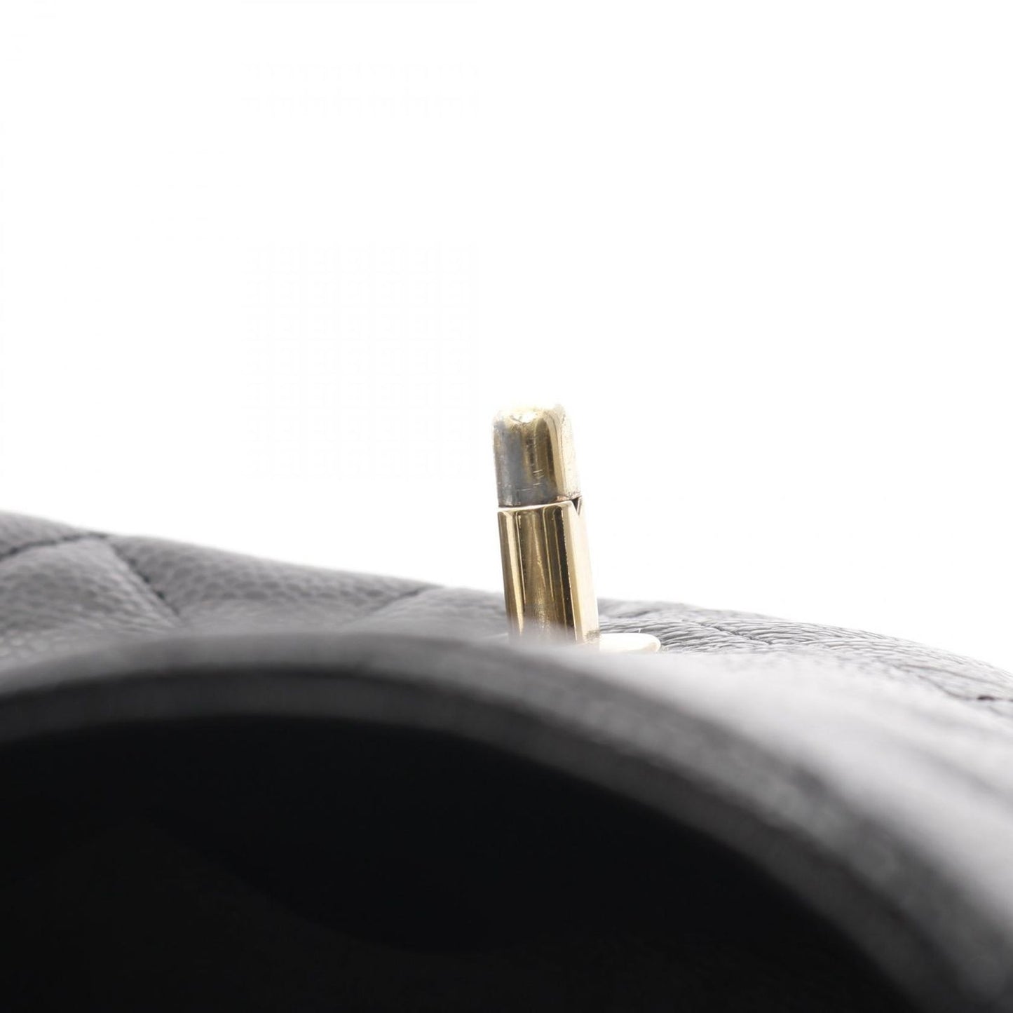 CHANEL De Camellia 30 Single Flap Shoulder Bag in Black Caviar Skin