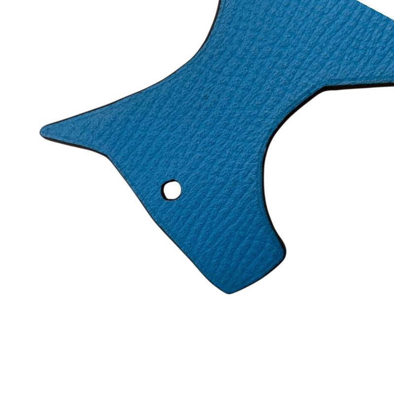 HERMES Petit H Charm Buddy in Red & Blue - Unisex Luxury Accessory