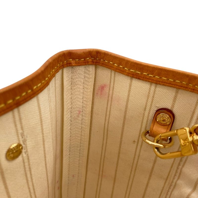 Louis Vuitton Neverfull PM Damier Azur Tote - White