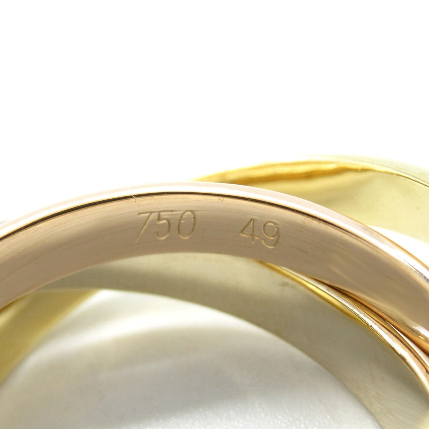 CARTIER Trinity Ring 3PD in K18 Gold - Timeless Elegance
