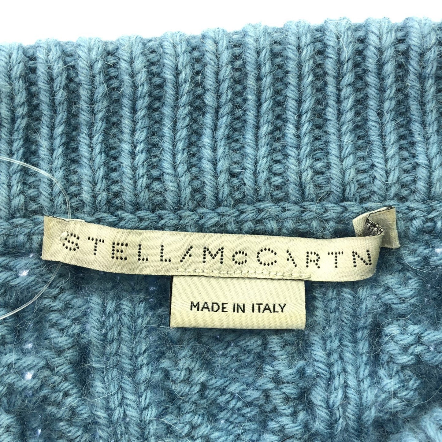 Stella McCartney Light Blue Wool Sweater - Timeless Elegance