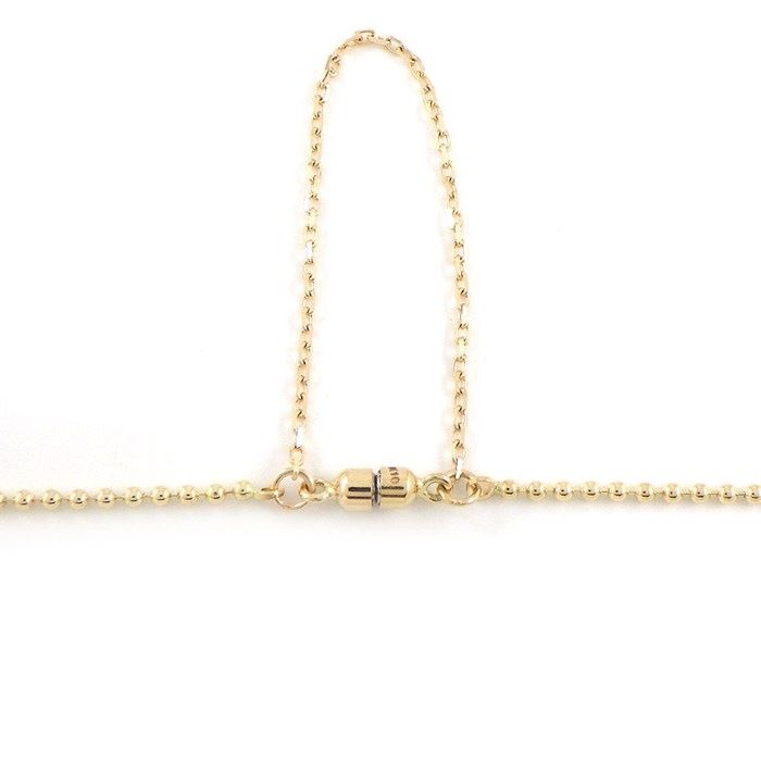 K10YG Fringe Ball Chain Bracelet - Exquisite Craftsmanship