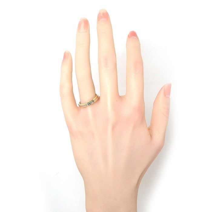 Cartier Trinity Wedding Ring in Three Colors - K18 Gold, Size 19.5
