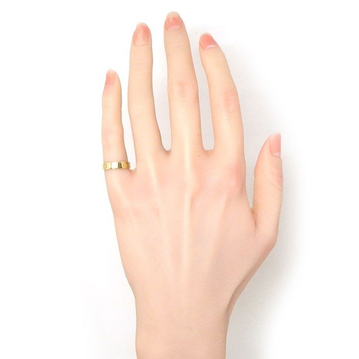 Cartier Love Small Model Pinky Ring in 18K Yellow Gold - Size #44