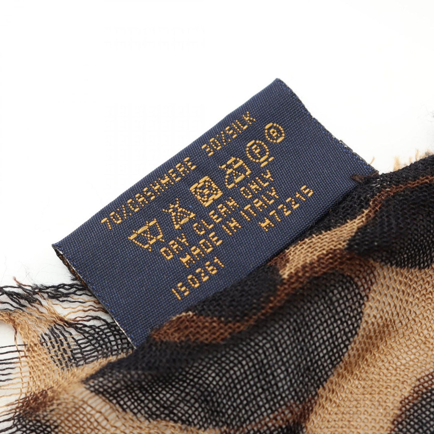 Louis Vuitton Leopard Echarpe in Silk & Cashmere - Timeless Elegance