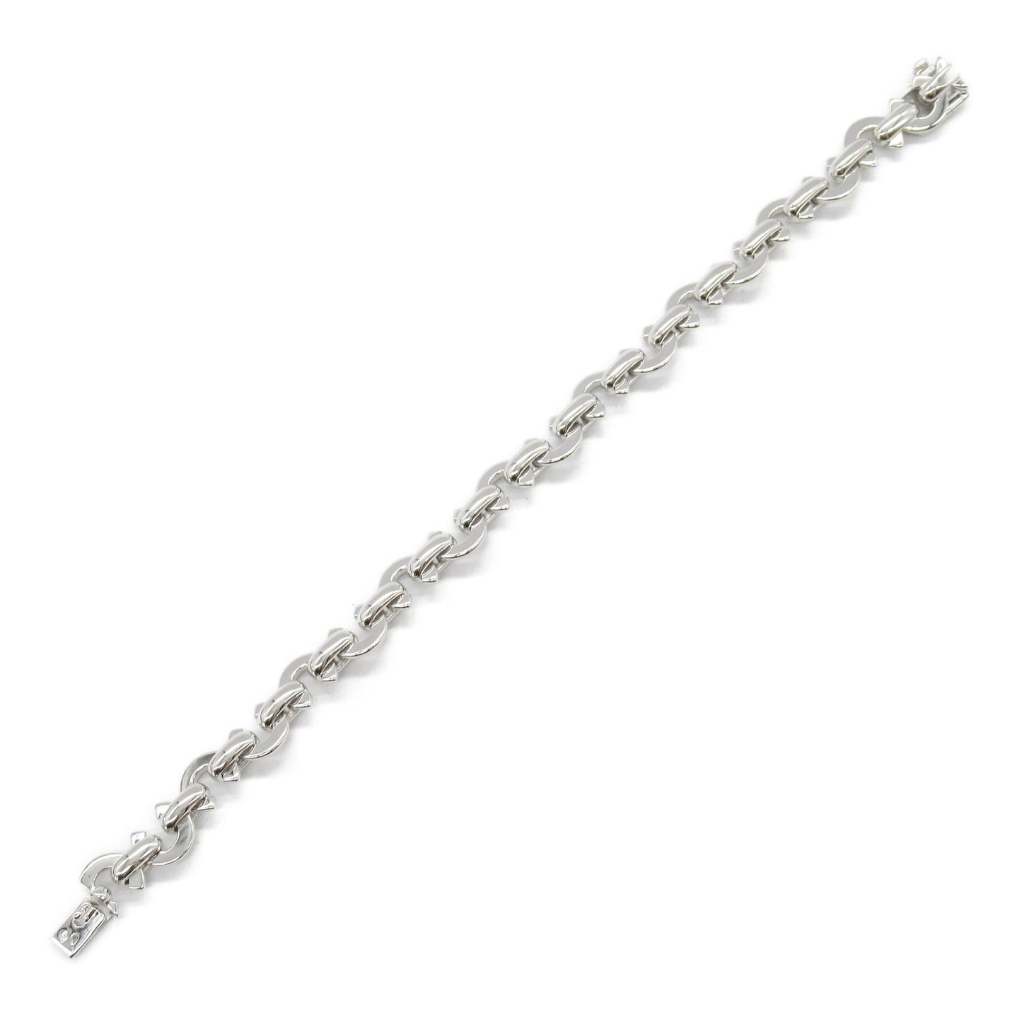 CHANEL K18WG White Gold Charm Bracelet - Exquisite Elegance