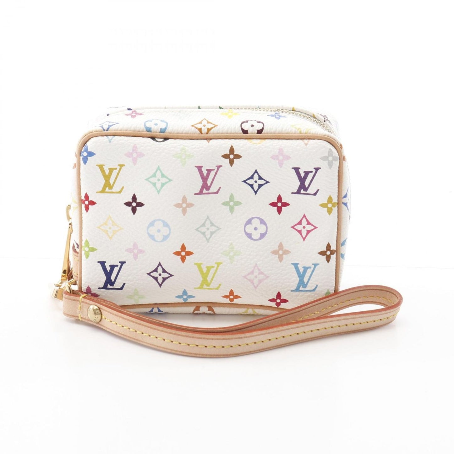 Louis Vuitton Monogram Multicolor Wapiti Pouch - White
