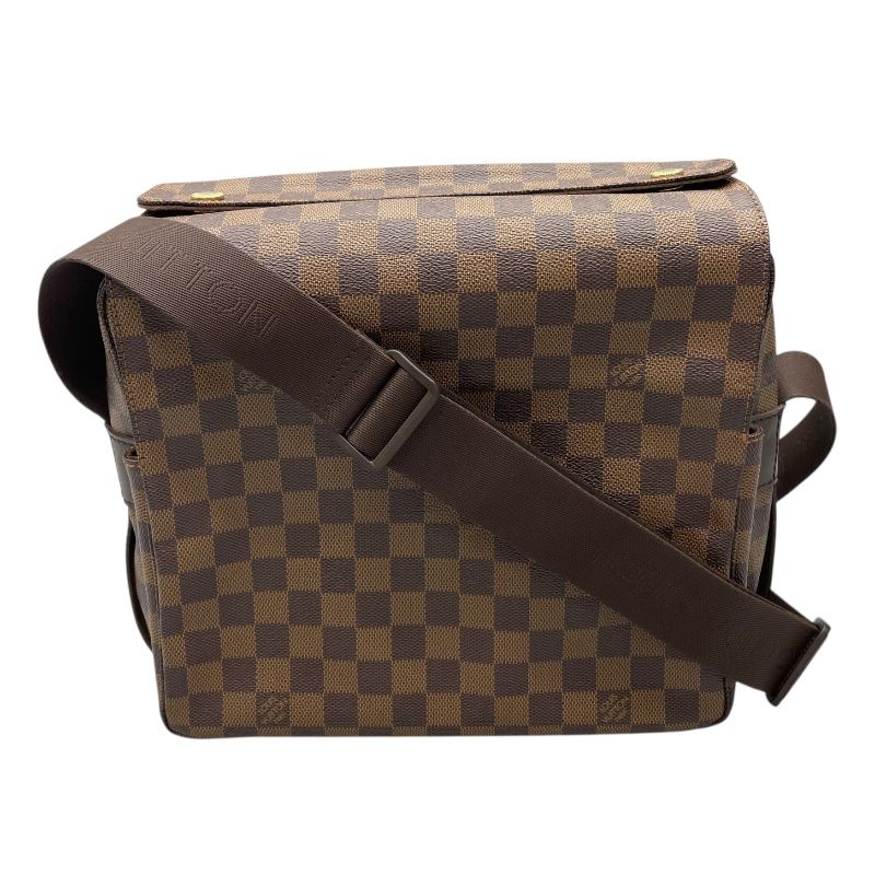 Louis Vuitton Naviglio N45255 Brown Damier Canvas Unisex Shoulder Bag