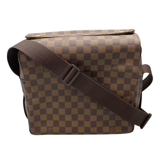 Louis Vuitton Naviglio N45255 Brown Damier Canvas Unisex Shoulder Bag
