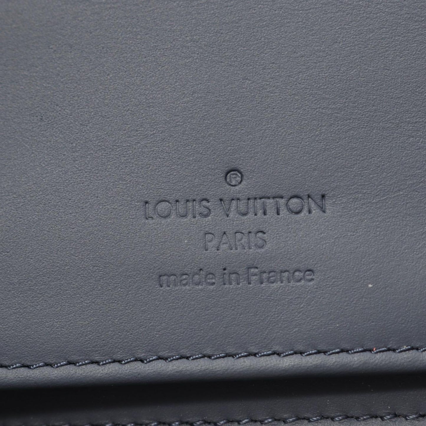 Louis Vuitton Monogram Shadow Zippy Wallet Vertical - Navy Leather
