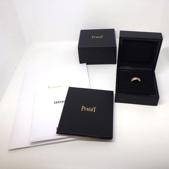 Piaget Possession Ring in K18 Pink Gold with Diamond Pave