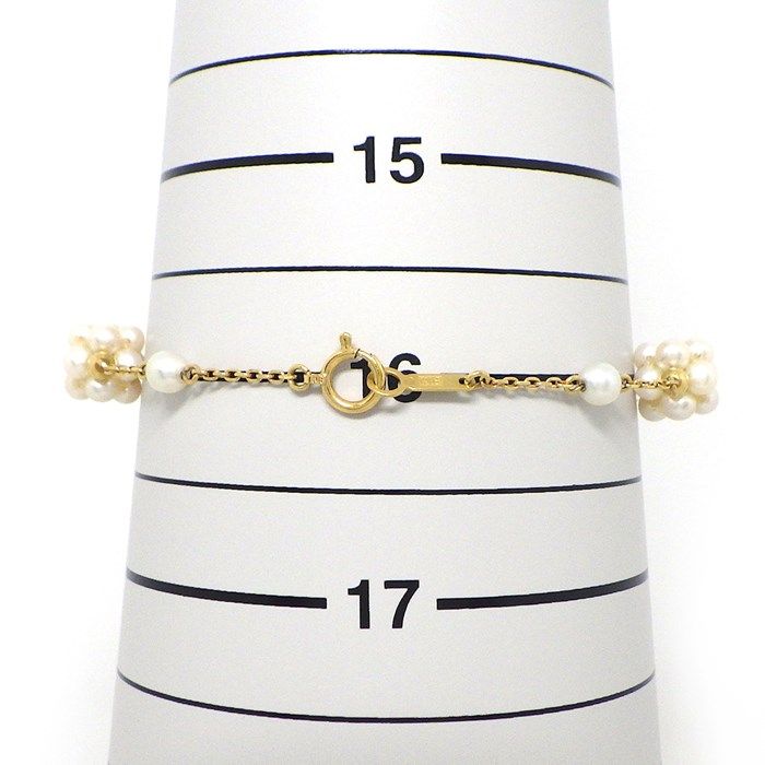 TASAKI Cluster Pearl Bracelet in K18 Yellow Gold - Exquisite Craftsmanship