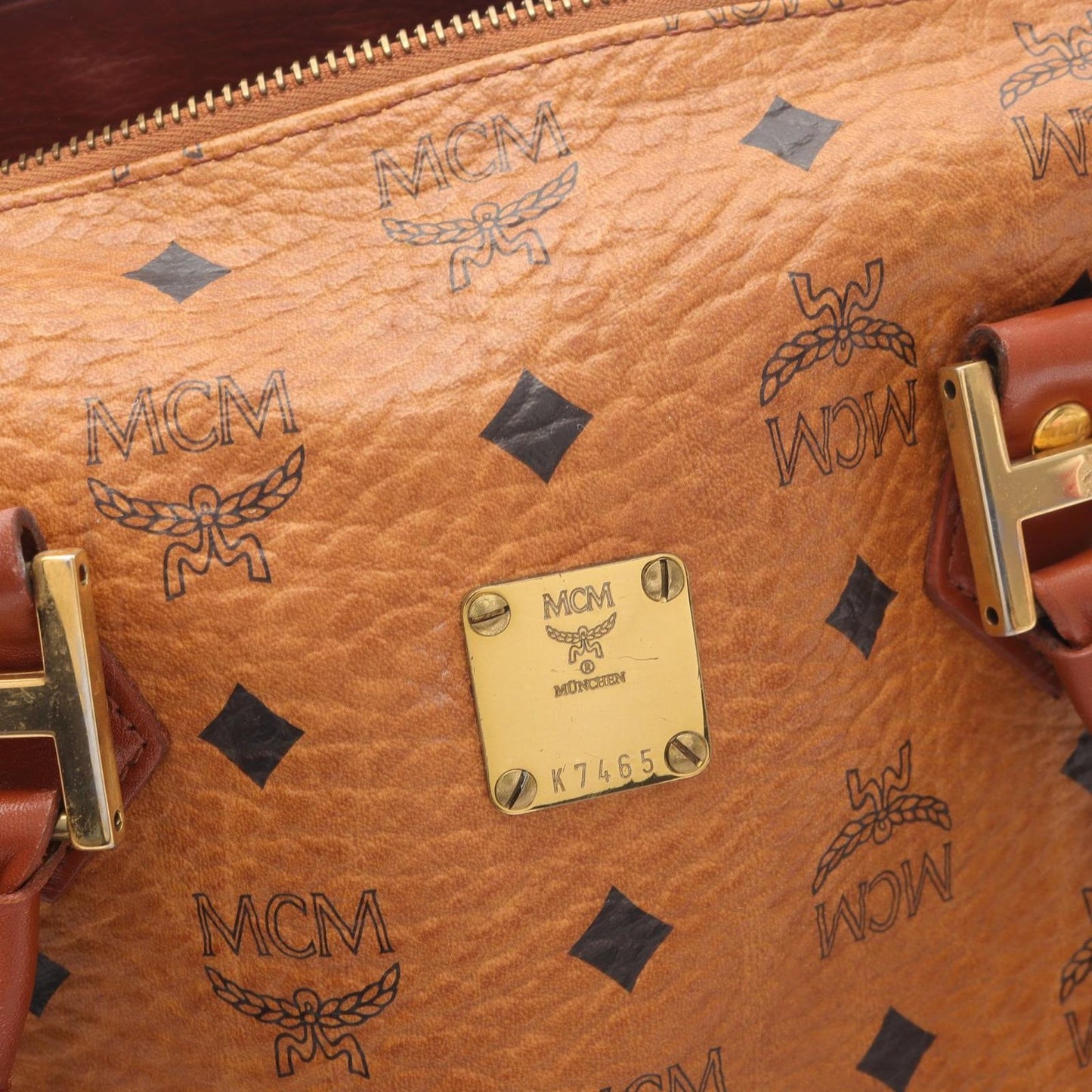 MCM Visetos Brown Handbag - Timeless Elegance