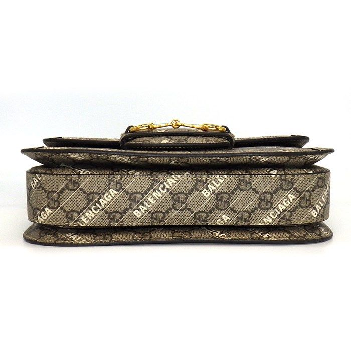 Gucci x Balenciaga Hacker Project Medium Shoulder Bag - Beige Ebony